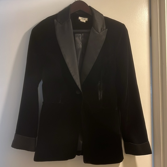 Velour Blazer Size Extra Small - Picture 2 of 5